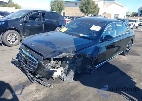 2025 Mercedes-Benz S 580 4Matic из США, поврежденный, VIN W1K6G7GB7SA317458